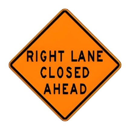 Right (or Left) Lane Closed Ahead