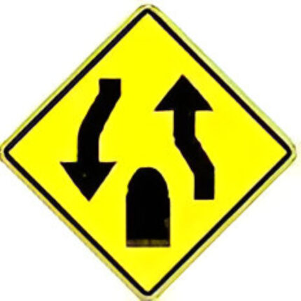 Divided Highway Ends symbol