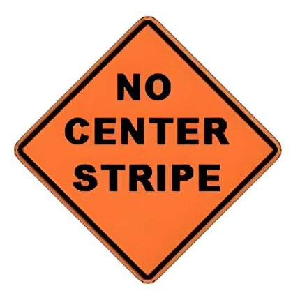 No Center Stripe (or Line)