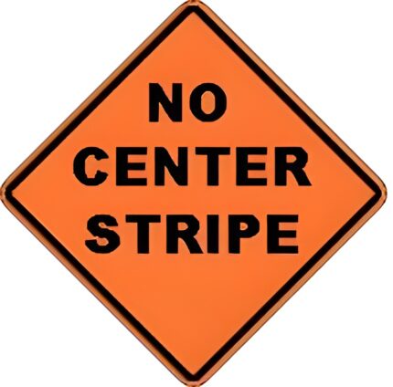 No Center Stripe (or Line)