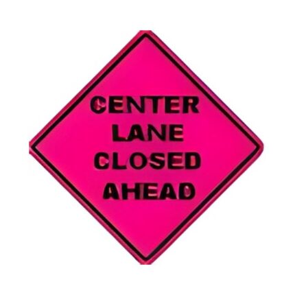 Center Lane Closed