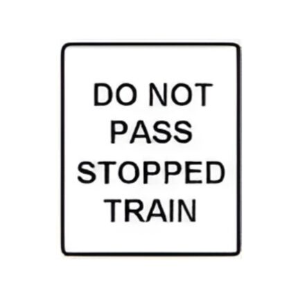 Do Not Pass Stopped Train