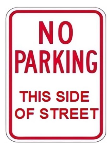 No Parking Between Signs
