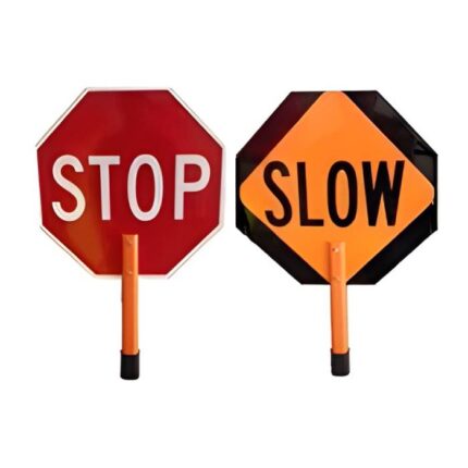 Plastic STOP/SLOW Paddle