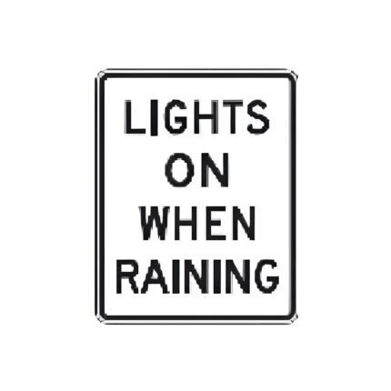 Lights On When Raining