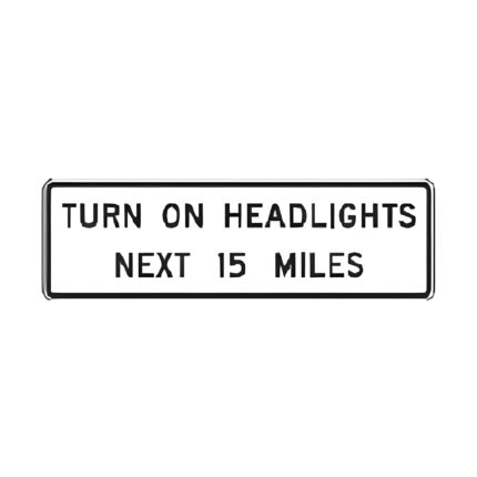 Turn On Headlights Next XXX Miles