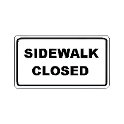 Sidewalk Closed