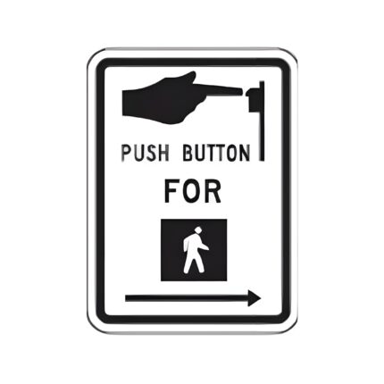 Push Button for (Walk Signal) with Arrow