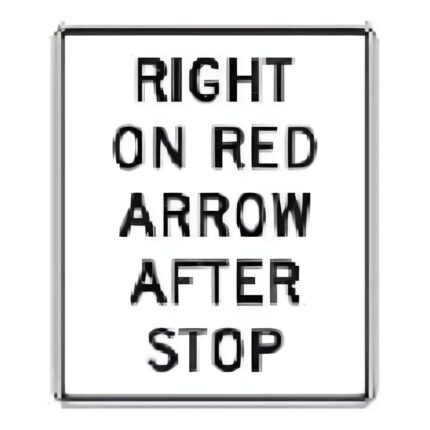 Right on Red Arrow After Stop