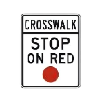 Crosswalk Stop On Red