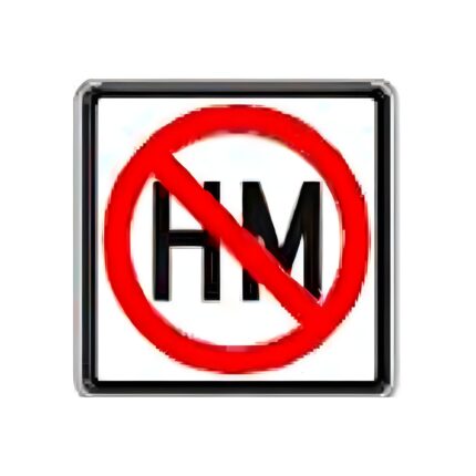 Hazardous Material Prohibited symbol